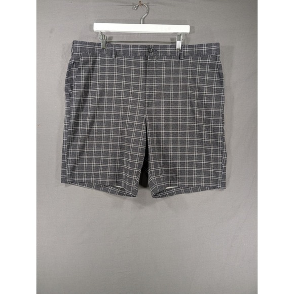 PGA Tour Other - PGA‎ Tour Mens Size 42 Golf Shorts Gray Plaid Flat Front Performance Activewear